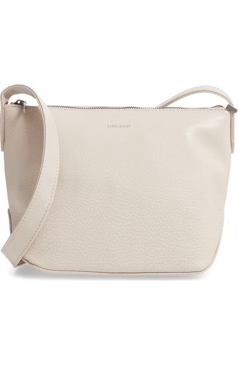 Matt & Nat Large Sam Faux Leather Crossbody Bag, Main, color,