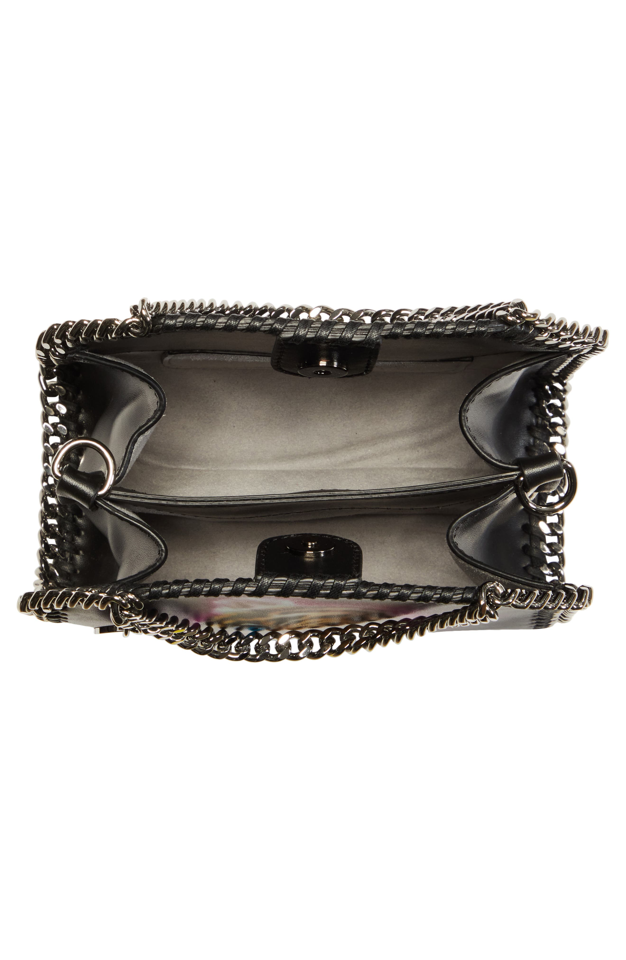 Stella McCartney Small Falabella Tiger Print Faux Leather Tote, Alternate, color, 