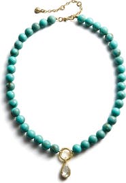 BaubleBar Janette Beaded Pendant Necklace