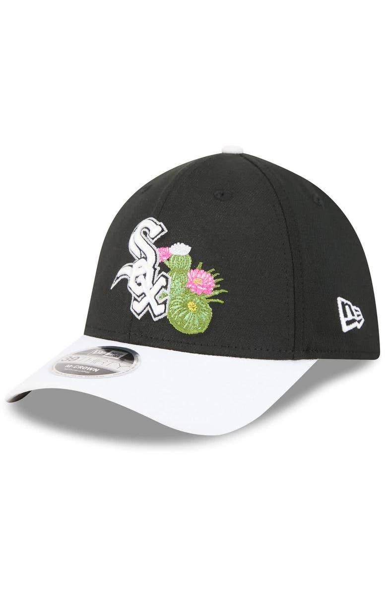 New Era Men's New Era  Black/White Chicago White Sox 2026 Spring Training M-Crown 39THIRTY Flex Hat, Alternate, color, Black
