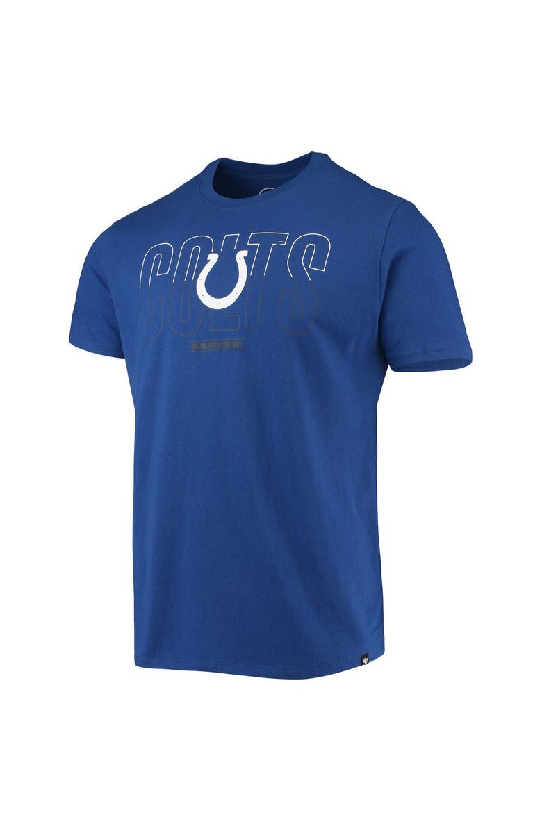 '47 Men's '47 Royal Indianapolis Colts Split Squad Super Rival Team T-Shirt, Alternate, color,