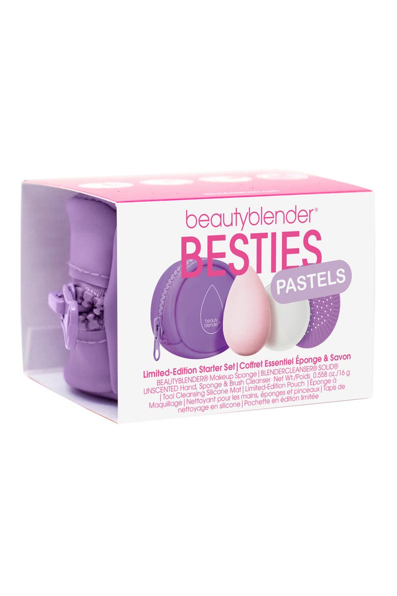 Besties Pastels Blend & Cleanse Starter Set $29 Value, Alternate, color, SOFT PINK BLENDER