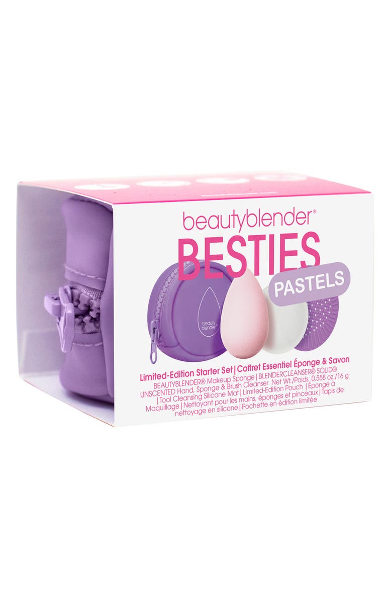 beautyblender<sup>®</sup> Besties Pastels Blend & Cleanse Starter Set $29 Value, Alternate, color, Soft Pink Blender