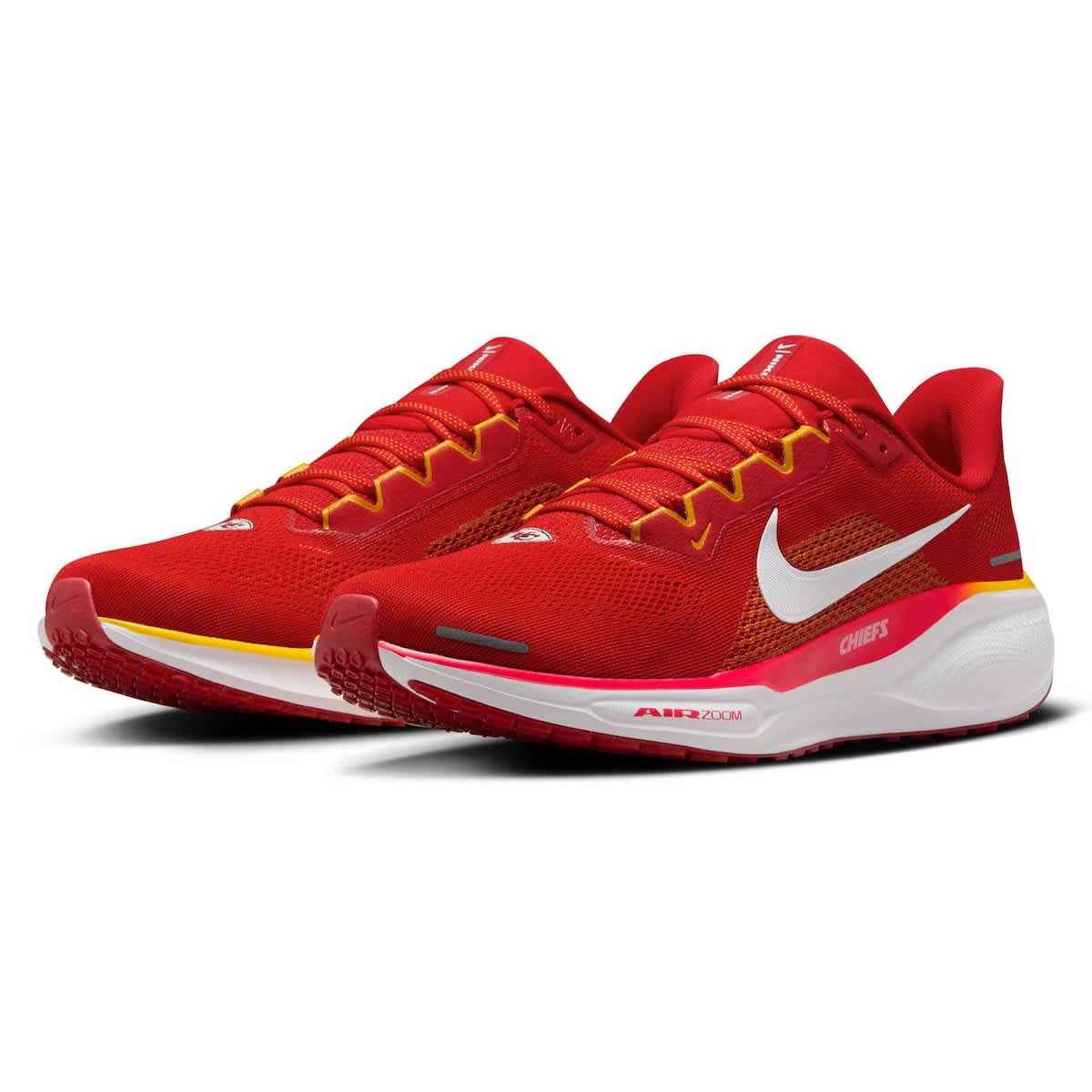 Nike Unisex Nike Red Kansas City Chiefs Zoom Pegasus 41 Running Shoes, Alternate, color, 
