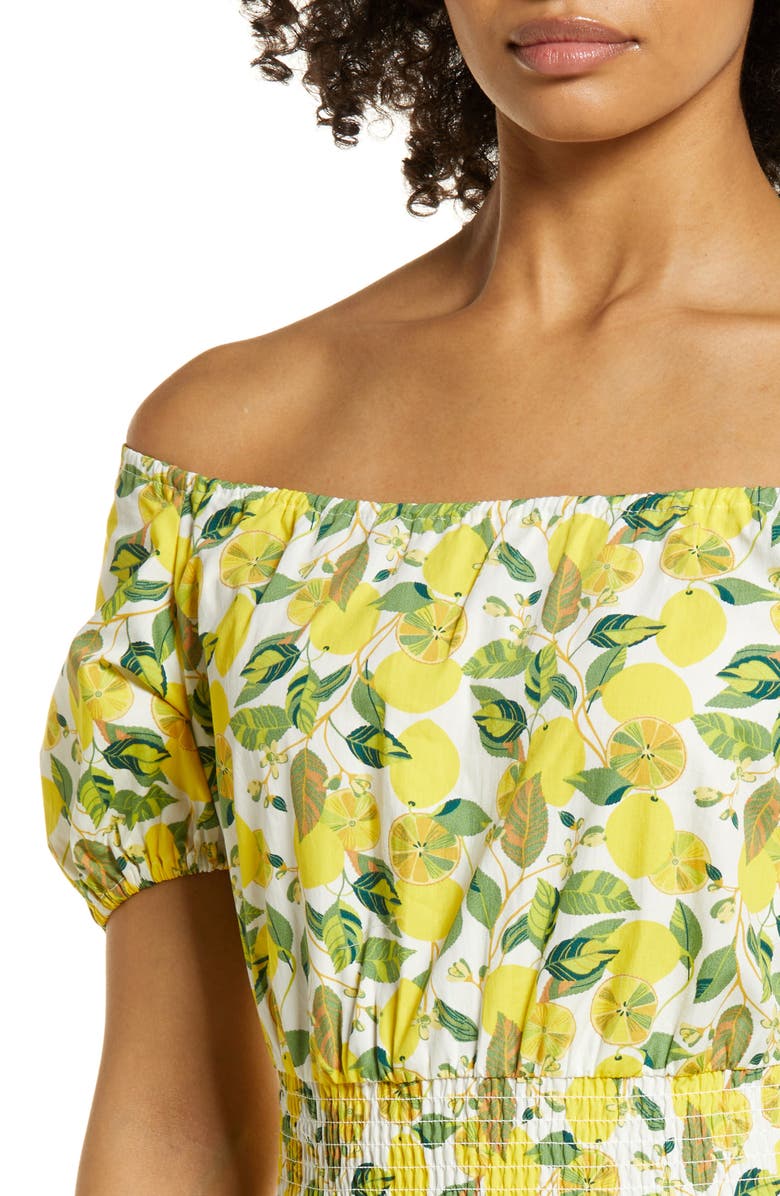 Boden Off the Shoulder Cotton Maxi Dress, Alternate, color, 