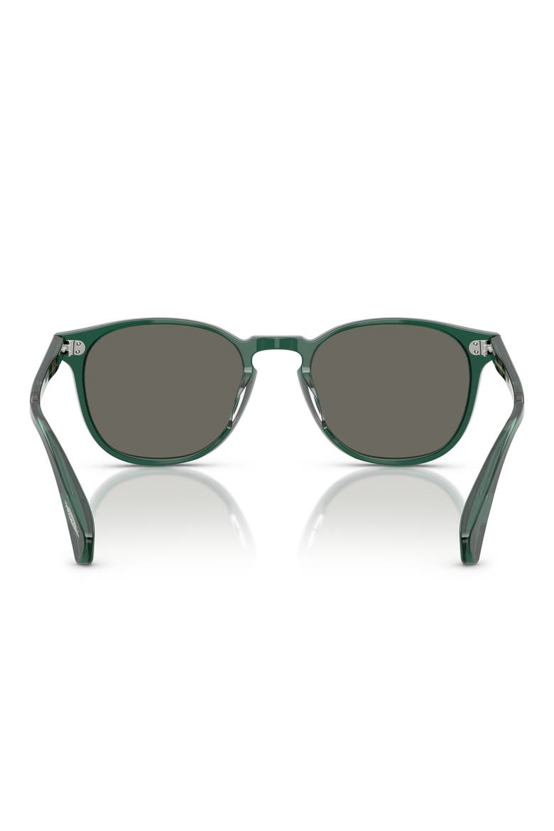 Finley Esquire 51mm Square Sunglasses, Alternate, color, TRANSLUCENT DARK TEAL