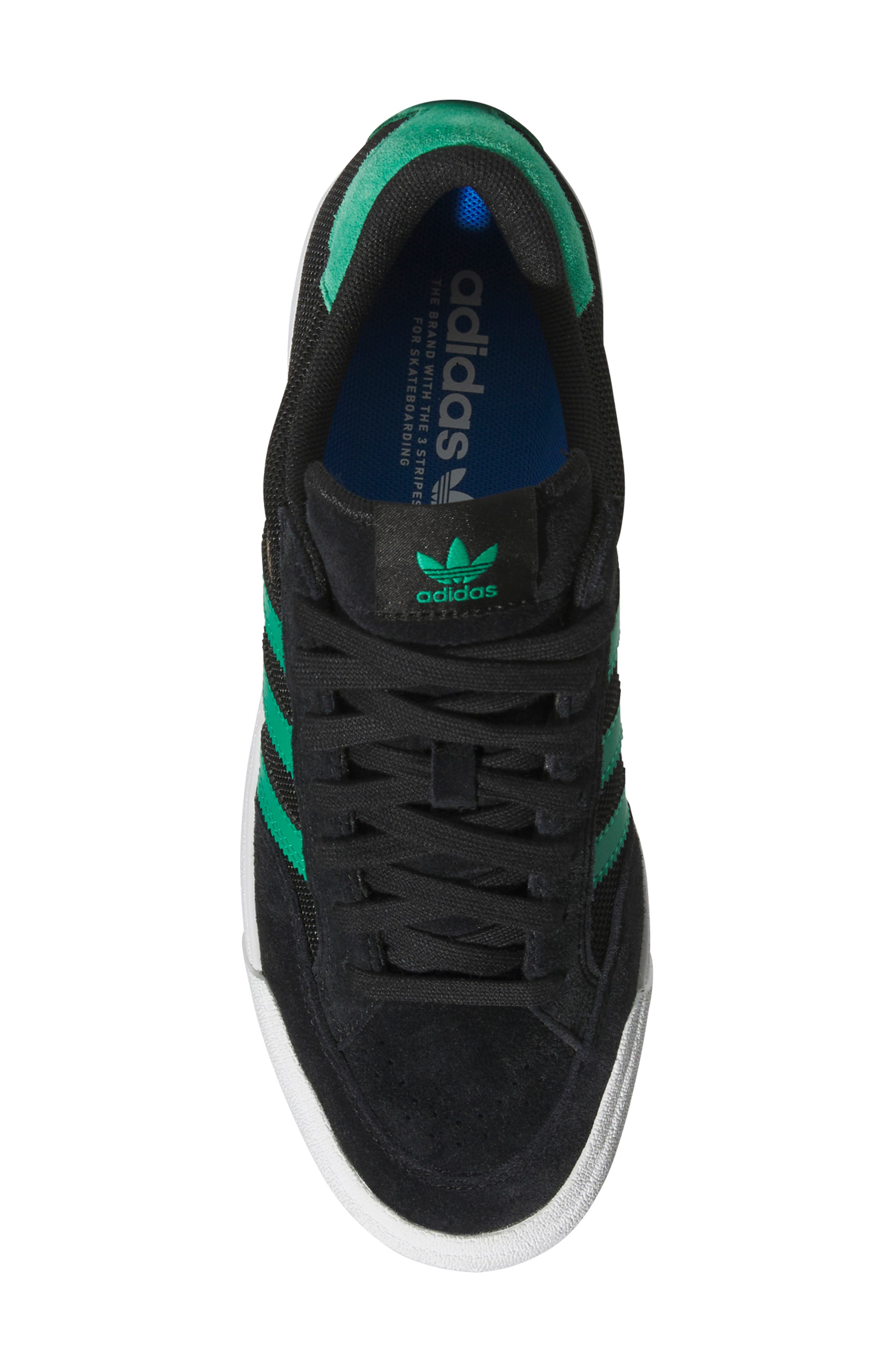 Nora Sneaker, Alternate, color, BLACK/ GREEN/ WHITE