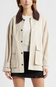 Open Edit Canvas Barn Jacket