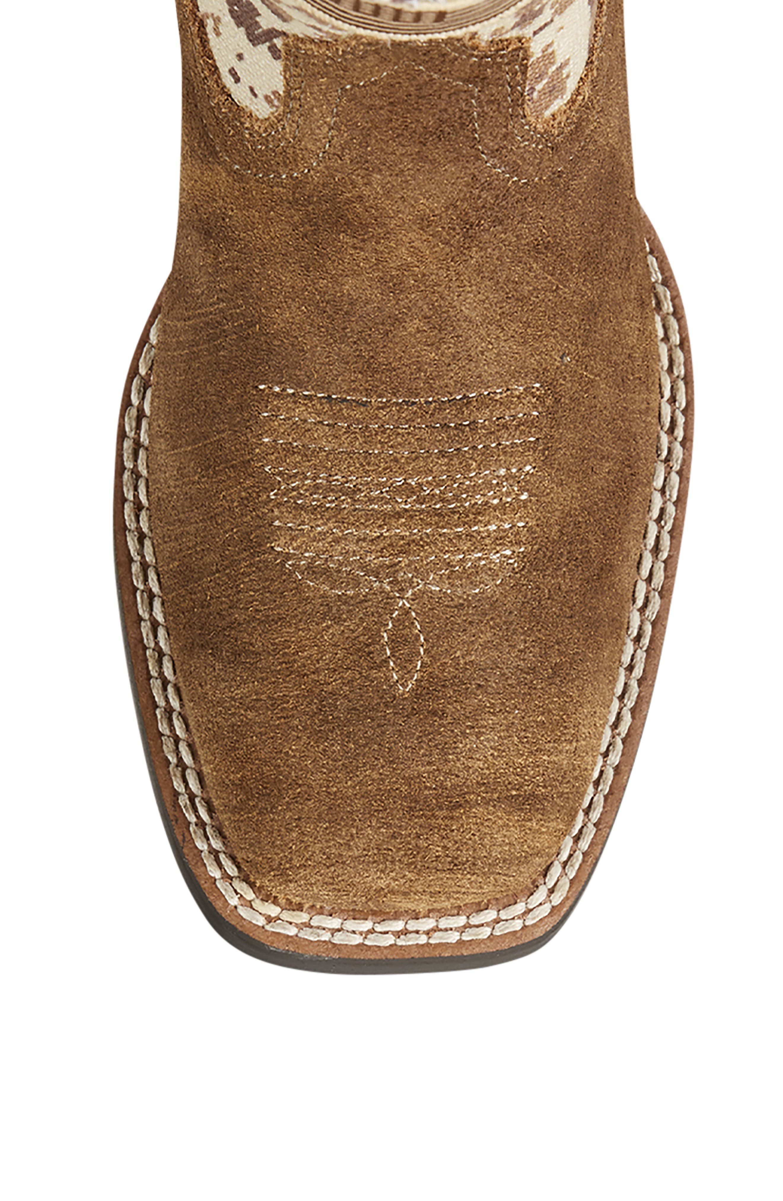 Ariat Kids' Patriot Western Boot, Alternate, color, Brown