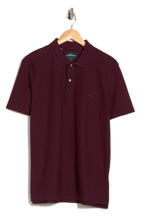 Reimers Lane Sports Fit Cotton Jacquard Polo