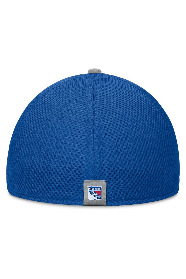 Men's Fanatics Blue New York Rangers Fundamentals Span Flex Hat, Alternate, color, Blue