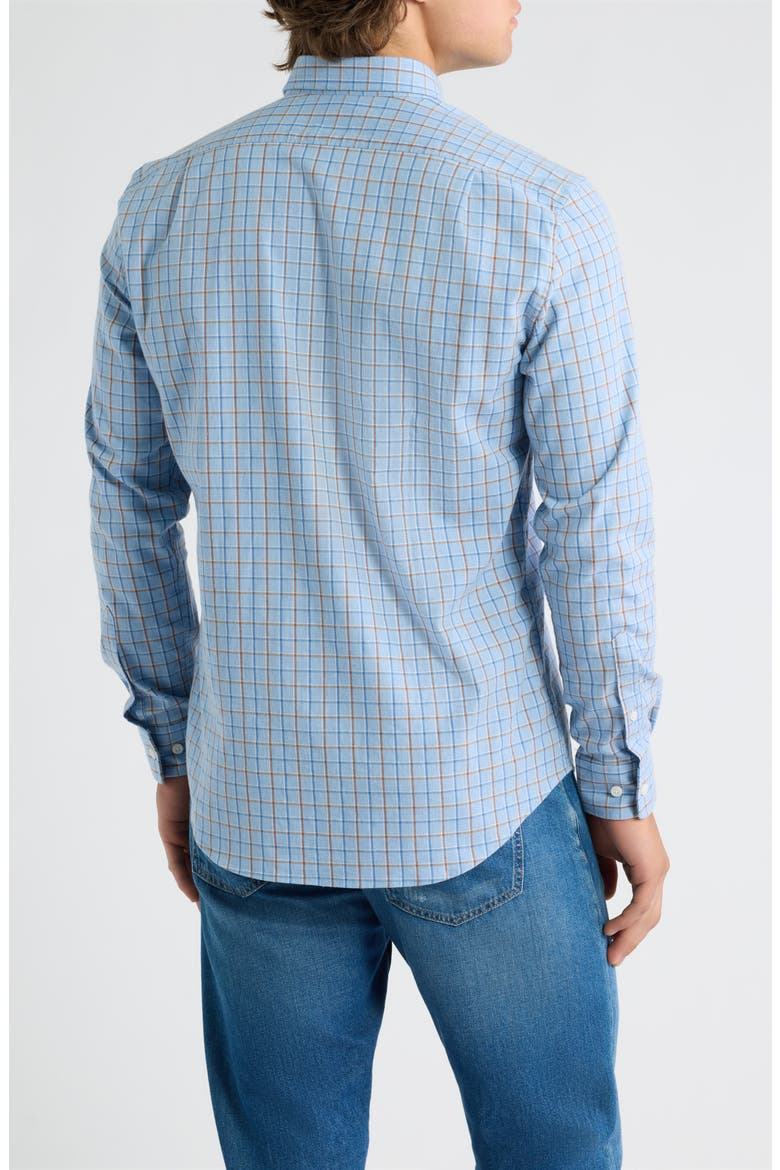 Chestnut Pane Long Sleeve Button Down Shirt, Alternate, color, SALT CREEK