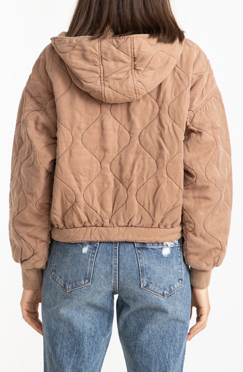 BLANKNYC Quilted Hooded Jacket, Alternate, color,