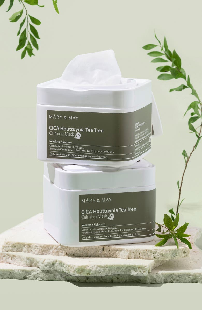 Mary&May CICA Houttuynia Tea Trea Calming Mask, Alternate, color, 