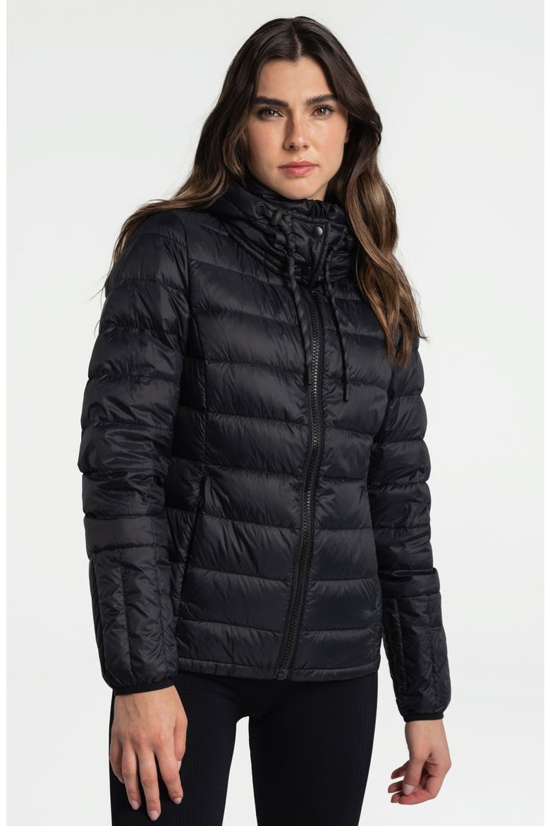 Emeline Water Repellent 550 Fill Power Down Jacket, Alternate, color, BLACK BEAUTY