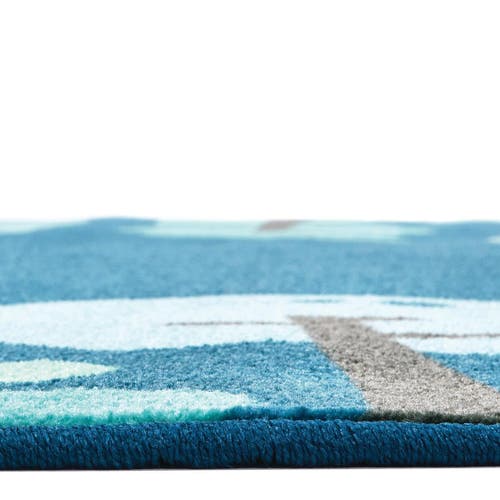 Kaplan Early Learning Company Tranquil Trees Carpets In Blue