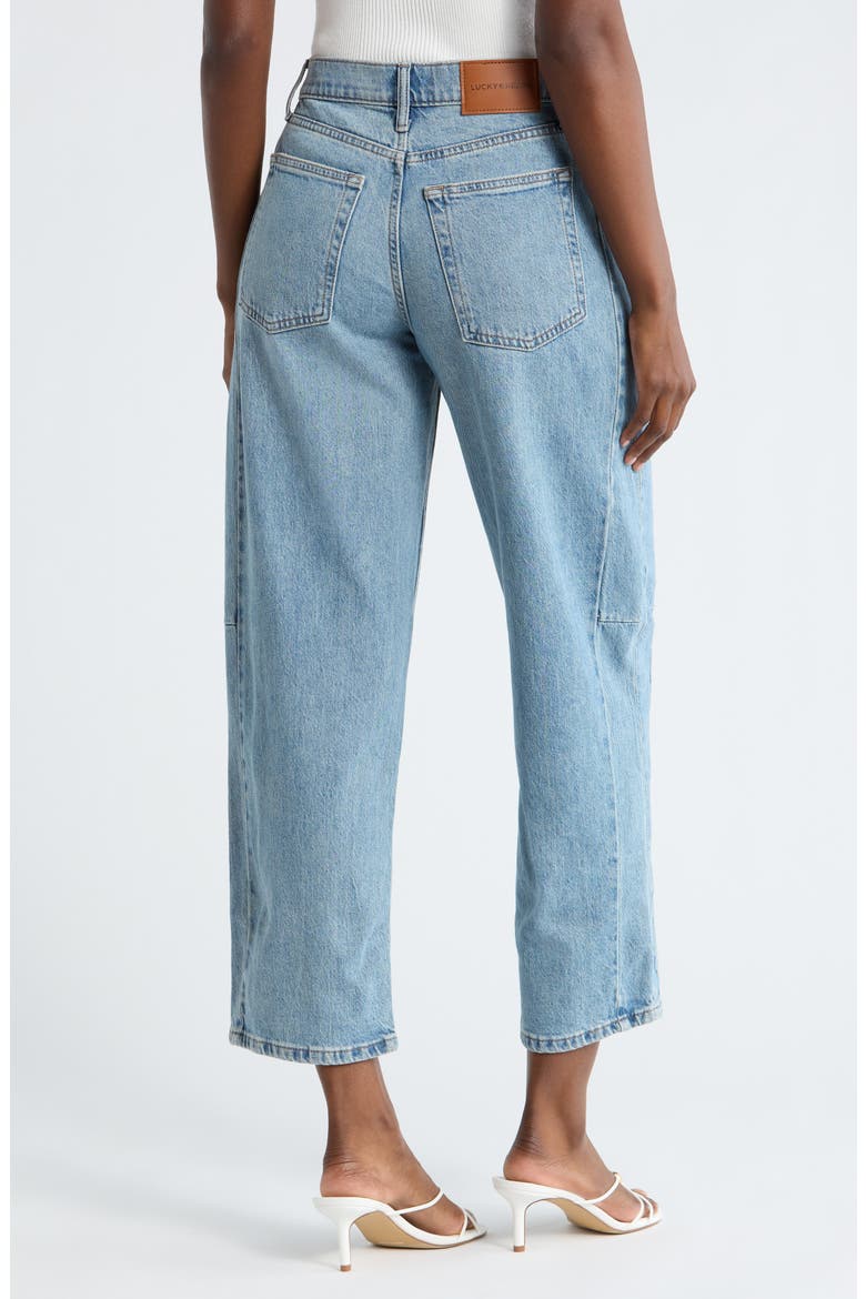 Barrel Leg Jeans, Alternate, color, SHEARWATER