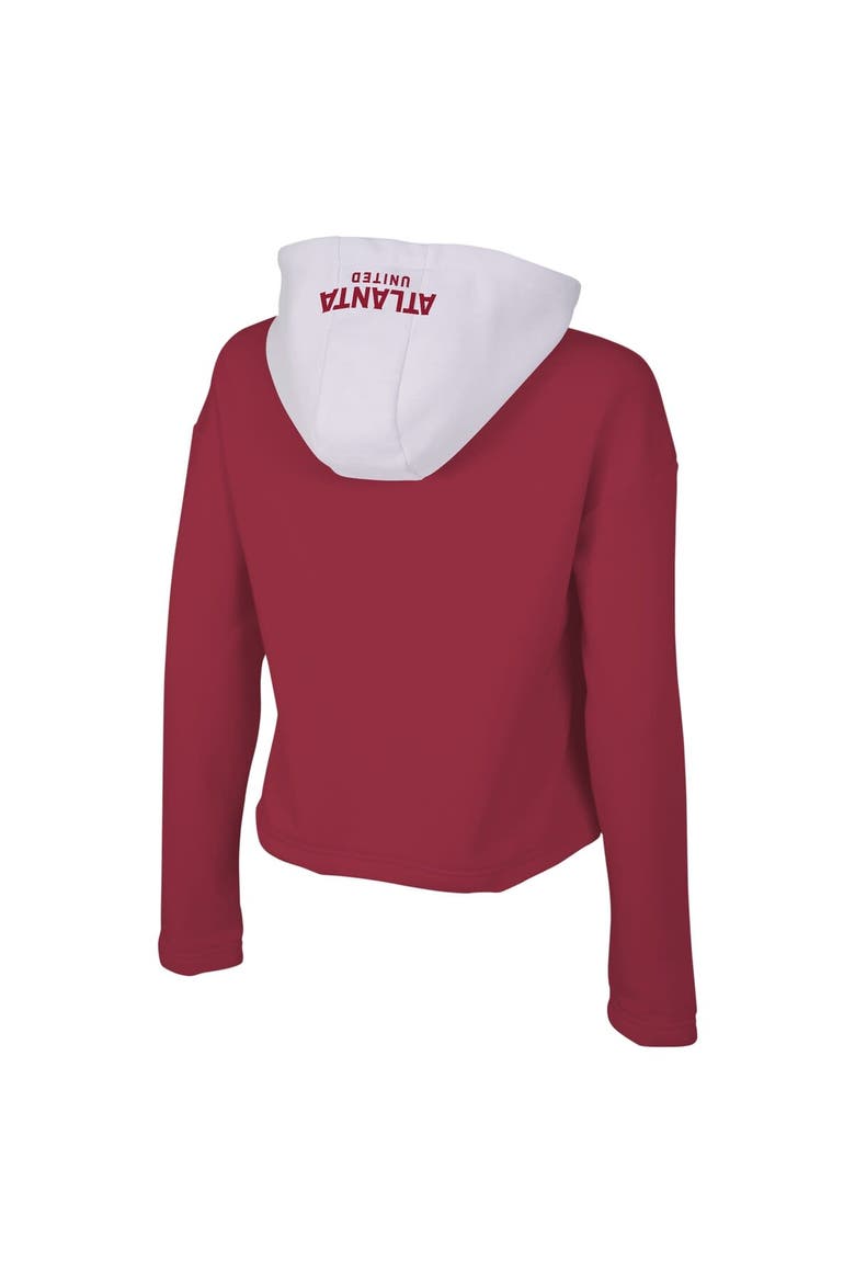 Women's Stadium Essentials Red Atlanta United FC Game Plan Quarter-Zip Hoodie, Alternate, color, Red