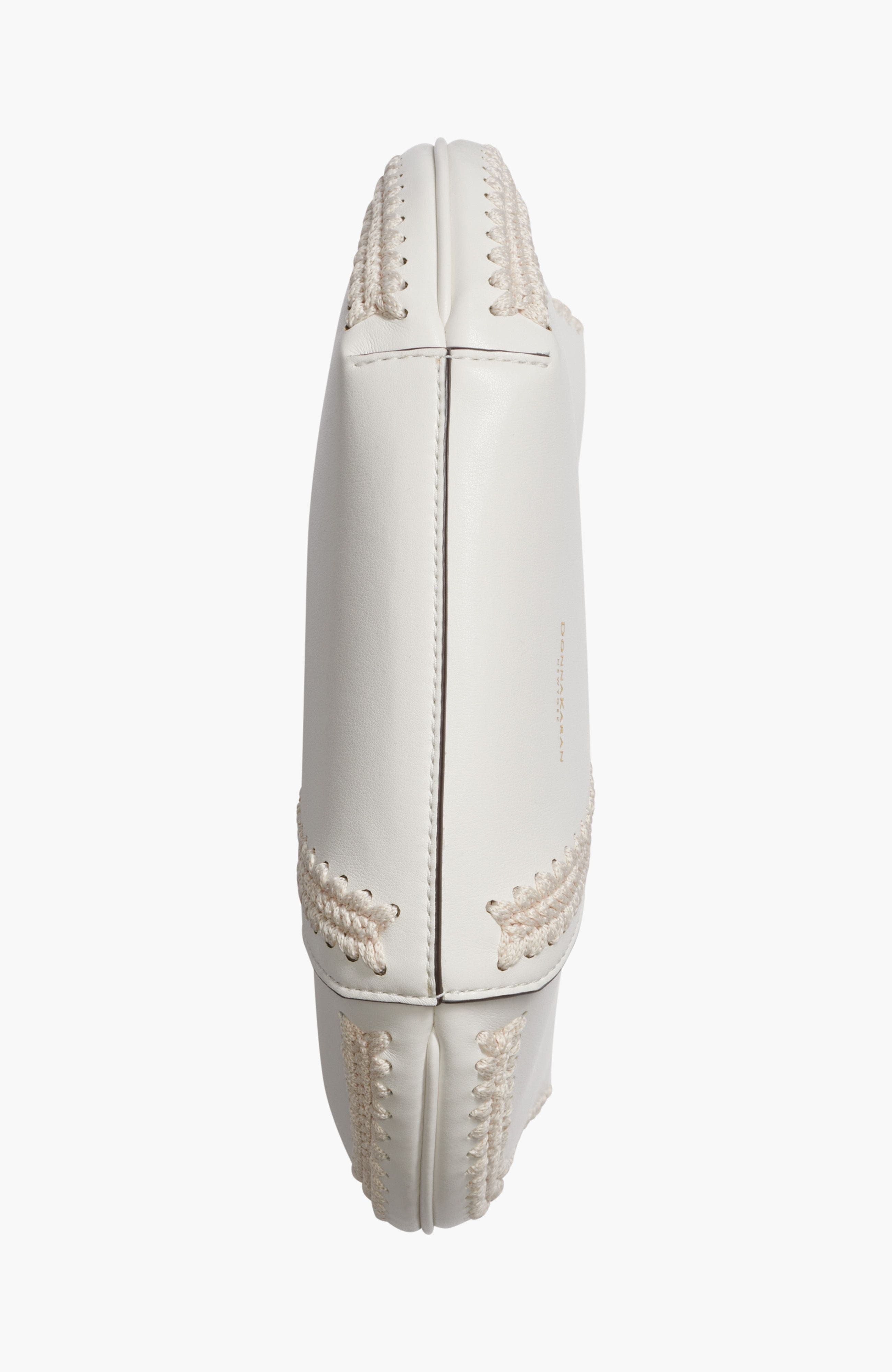 Baldwin Mini Crochet-Trimmed Shoulder Bag, Alternate, color, Brillant White