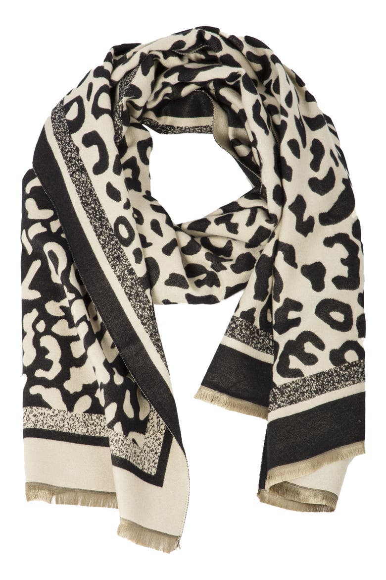 Reversible Scarf, Main, color, BLACK COMBO