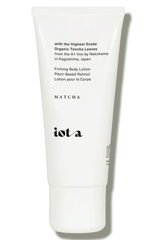 Iota Supermatcha Body Lotion In Transparent