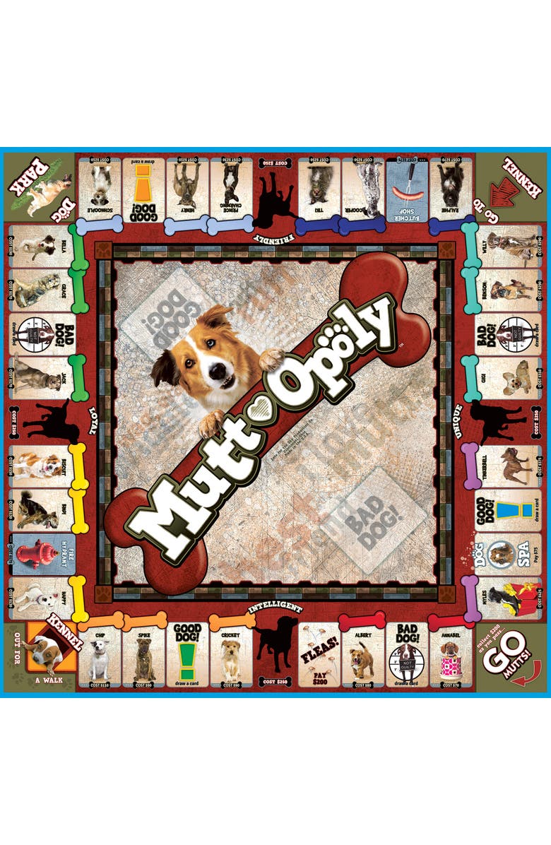 Late for the Sky Muttopoly Themed Family Board Game, Ages 8+, Alternate, color, Multicolored