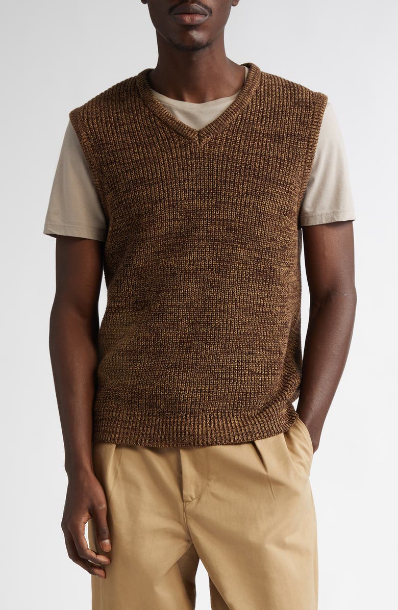 Noah Twisted Yarn Sweater Vest, Main, color,