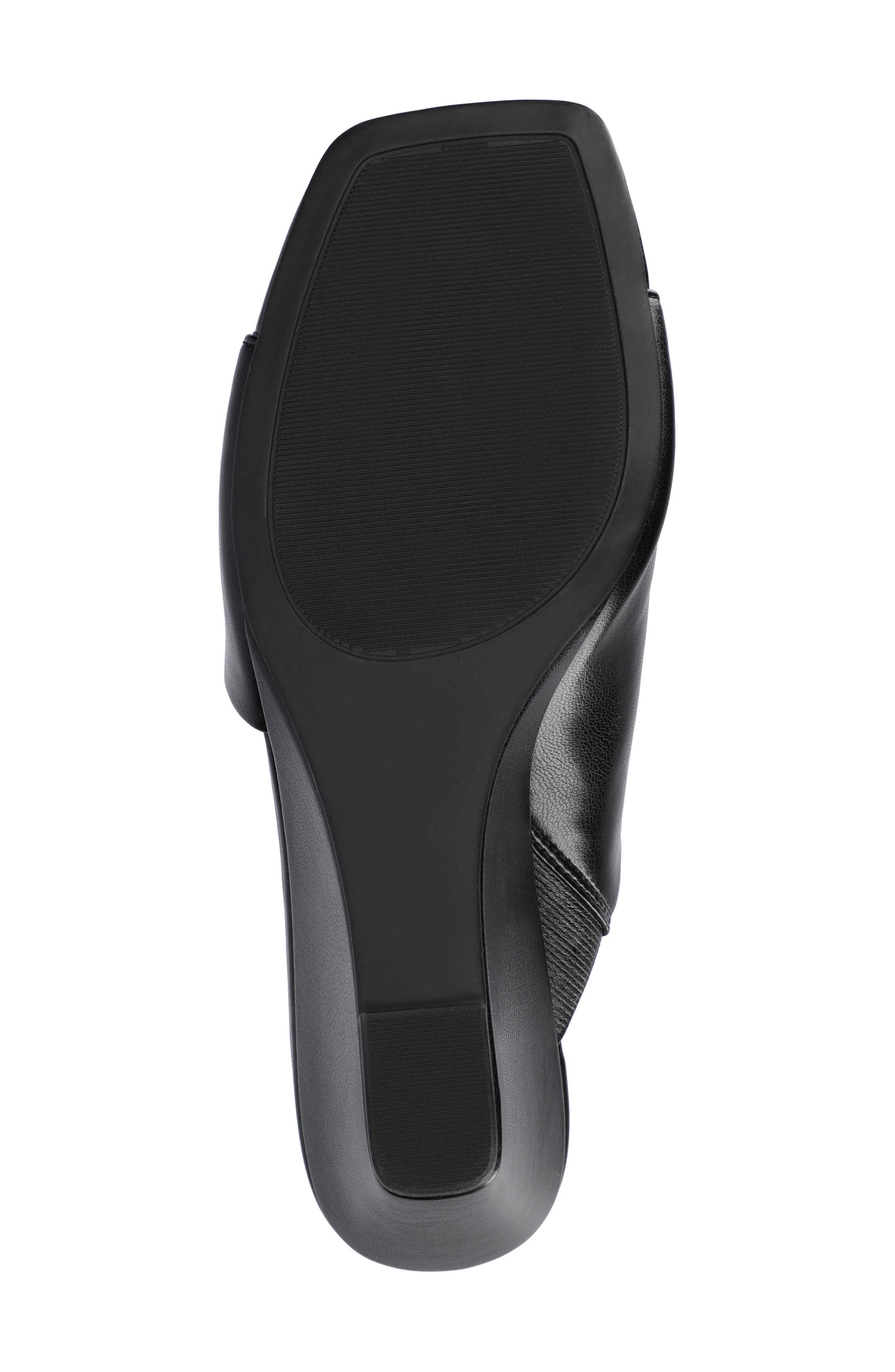 Journee Collection Clementine Wedge d'Orsay Sandal, Alternate, color, Black