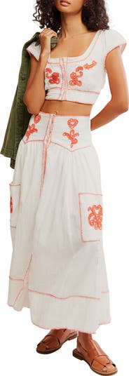 Wild at Heart Crop Top & Maxi Skirt Set