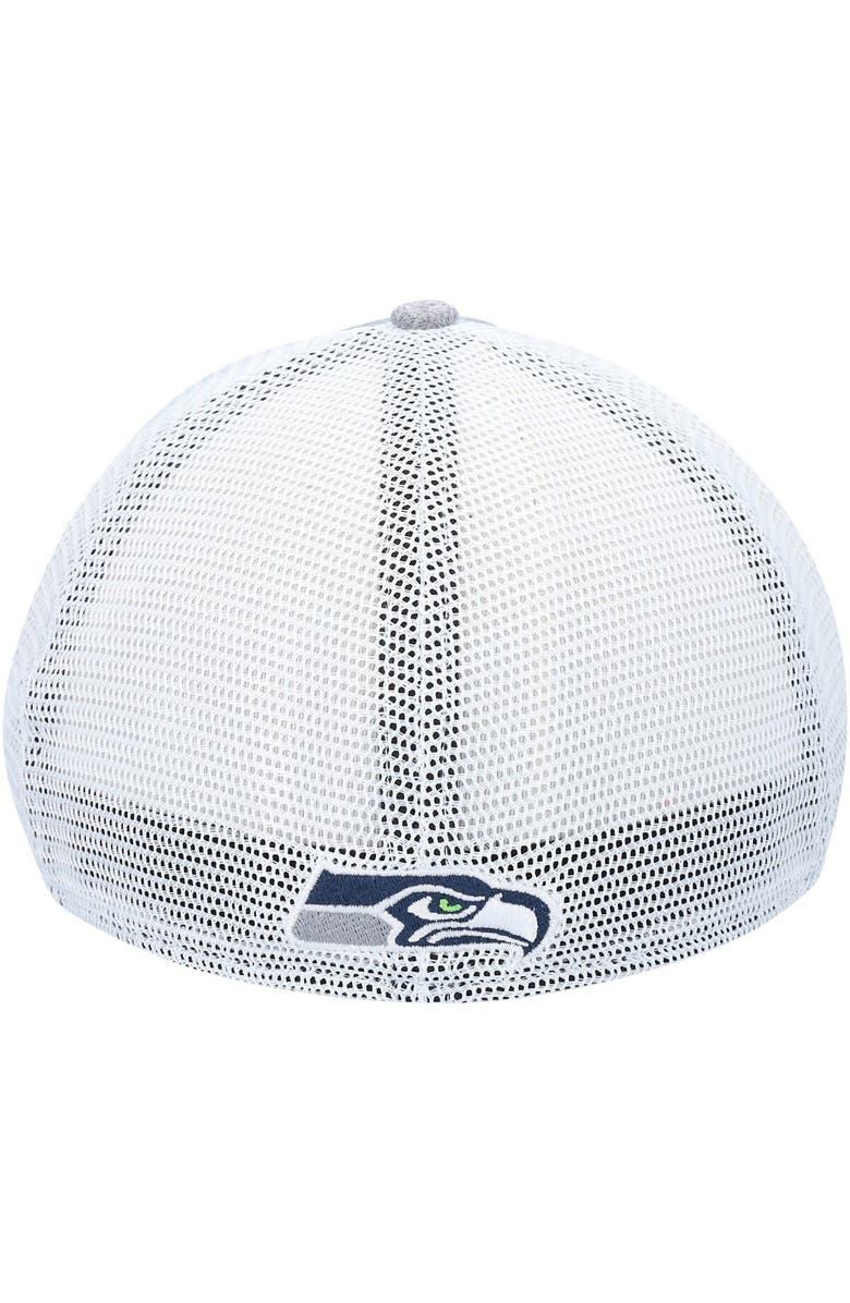 '47 Men's '47 Gray/White Seattle Seahawks Hitch Contender Flex Hat, Alternate, color,