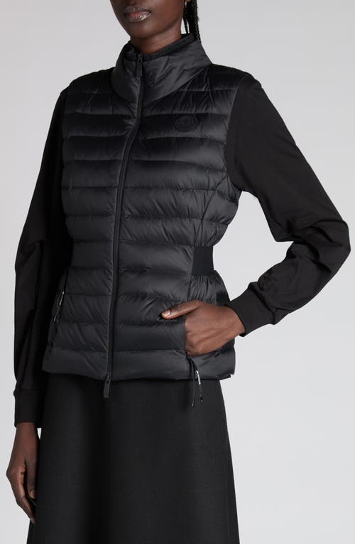 Moncler Valmarie Down Puffer Vest In Black