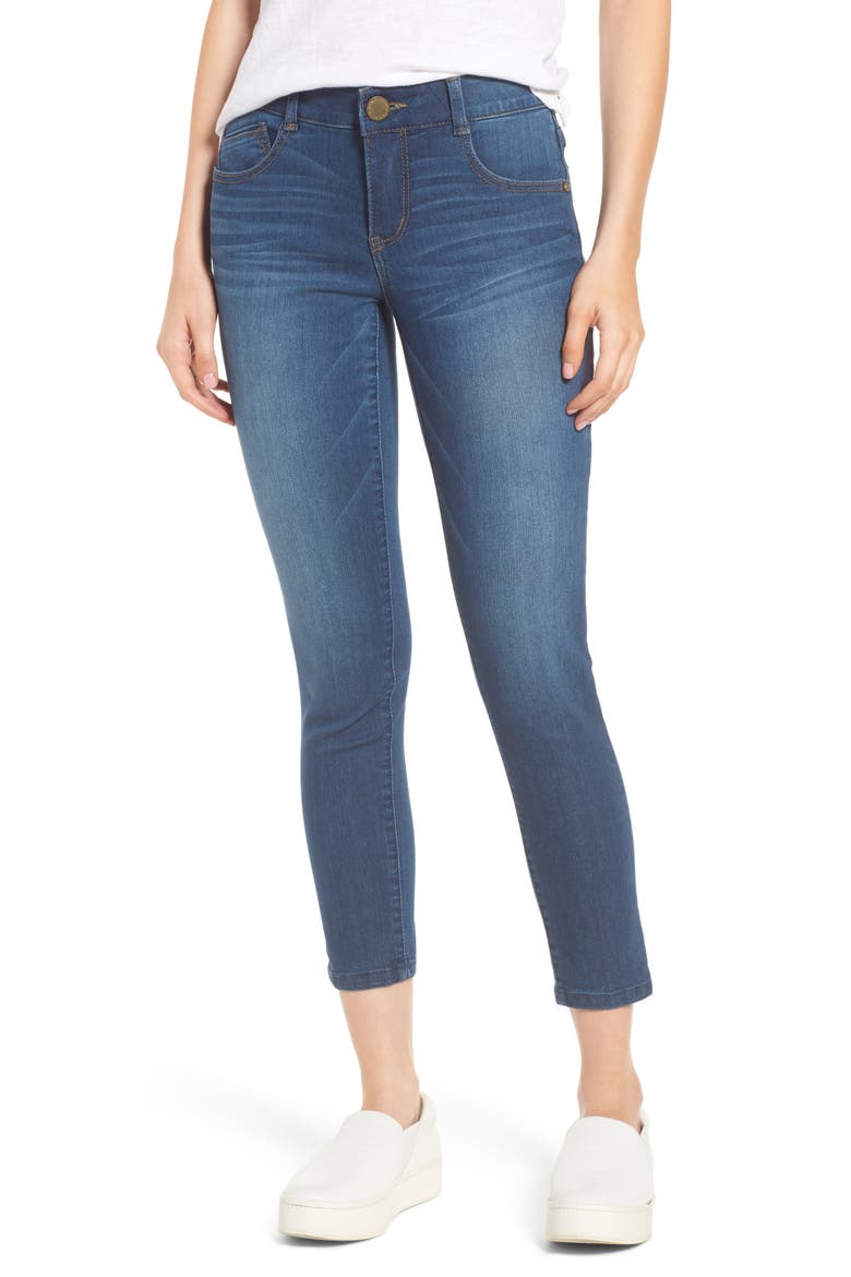 Ab-Solution Ankle Skimmer Jeans (Nordstrom Exclusive), Main, color, BLUE