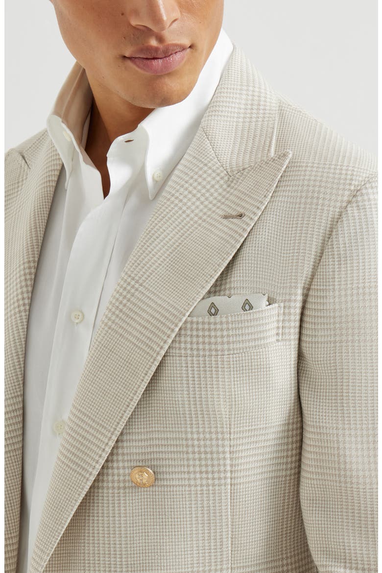 Silk pocket square with pattern, Alternate, color, Panama