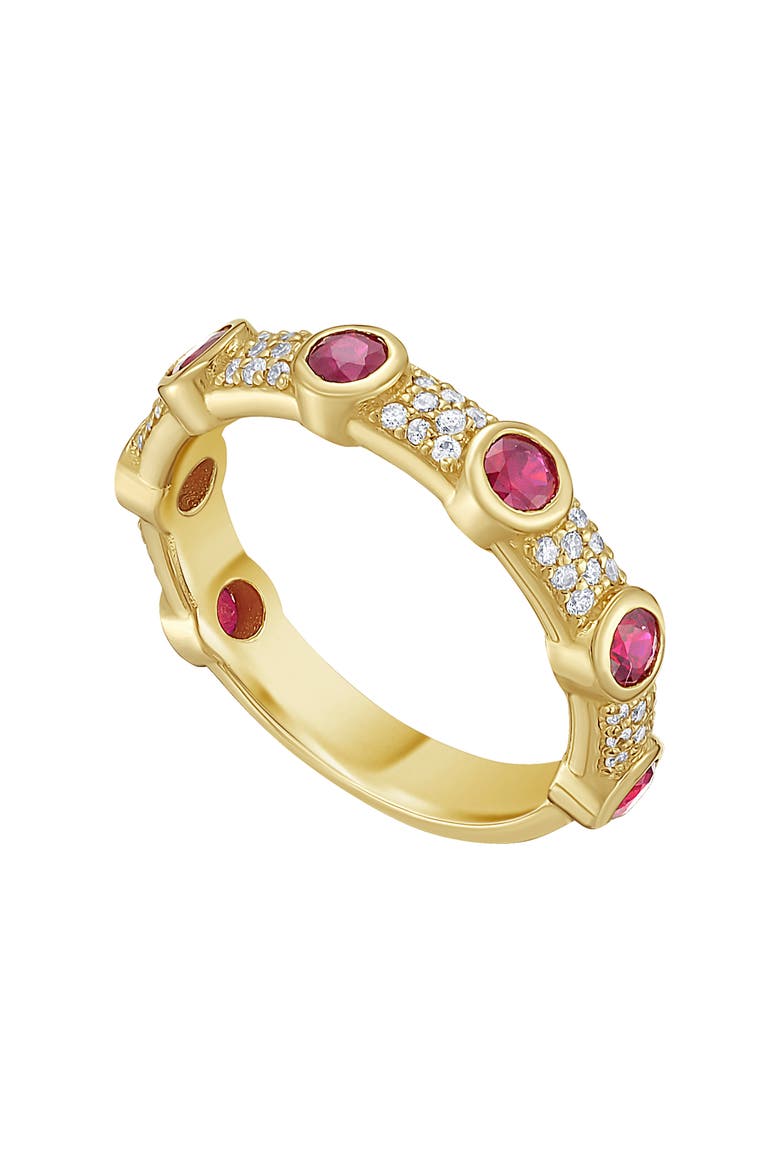 14K Gold Aurelia Ruby and Diamond Ring, Main, color, Gold