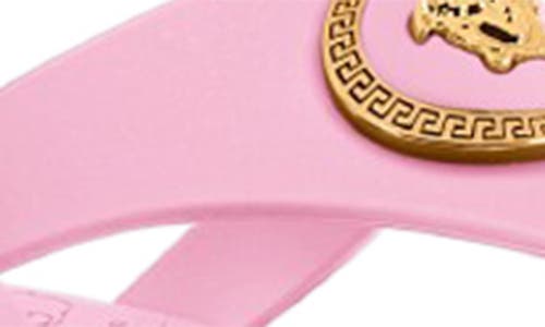 Versace Alia Sandales Plates En Caoutchouc