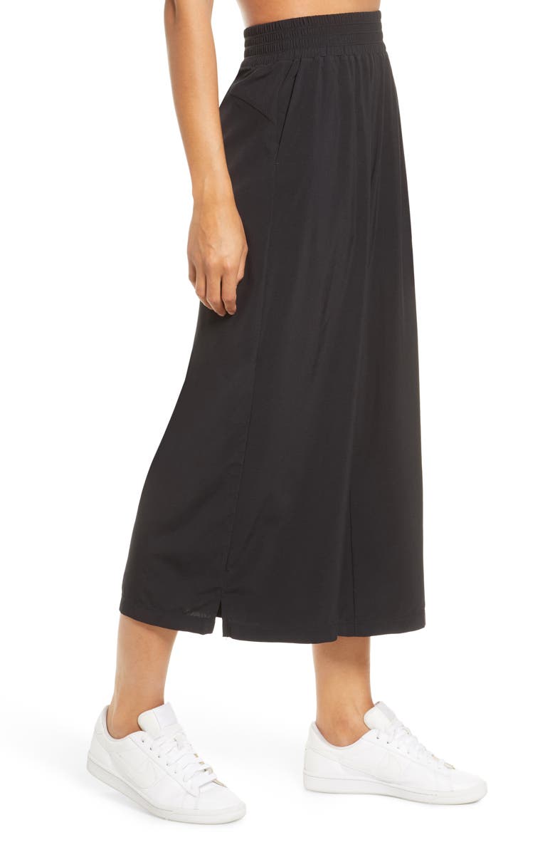 Zella Getaway Flowy High Waist Crop Wide Leg Pants, Alternate, color,