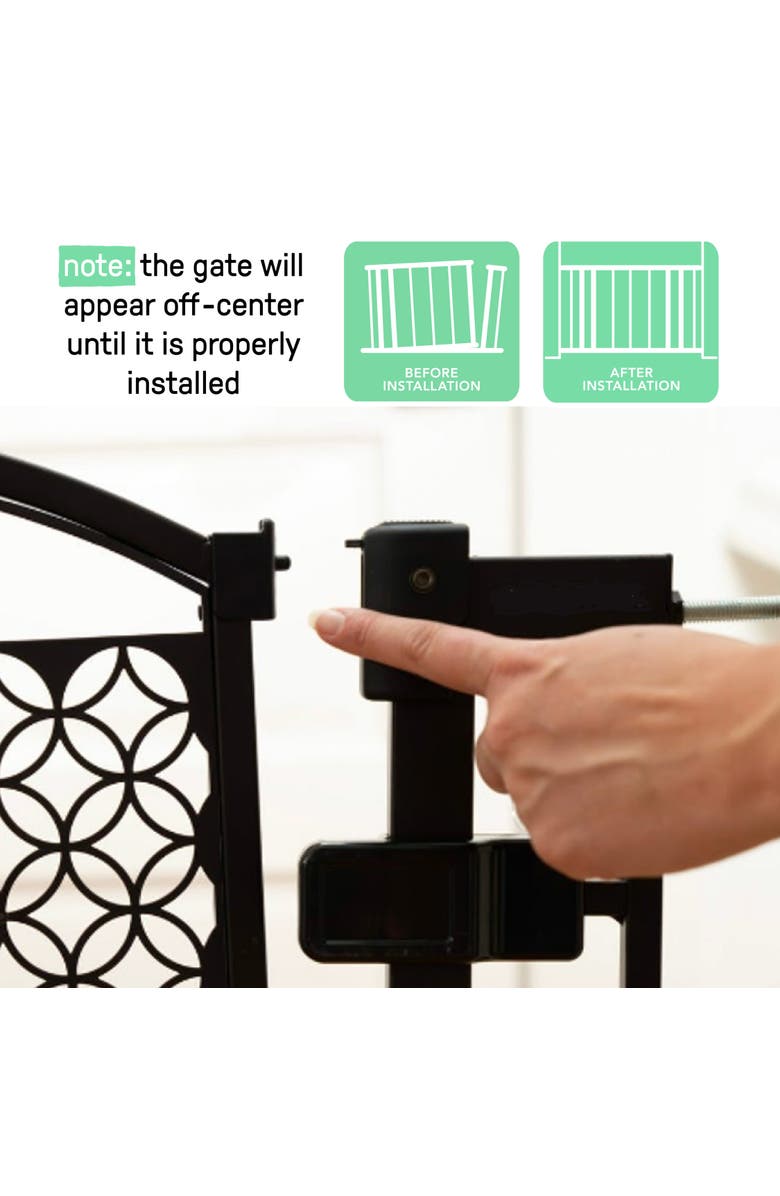 INGENUITY Extra Tall 
Wide Safety Pet and Baby Gate, Alternate, color, White