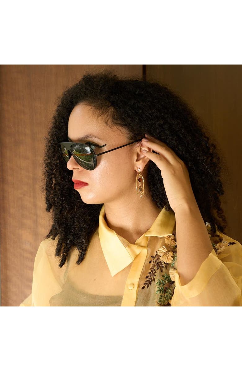 VULIWEAR Elevated Polarized Aviator Sunglasses, Alternate, color, 