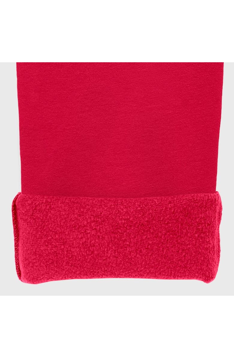 CITY THREADS Girls Soft Fleece Stretch Leggings, Alternate, color, Charcoal