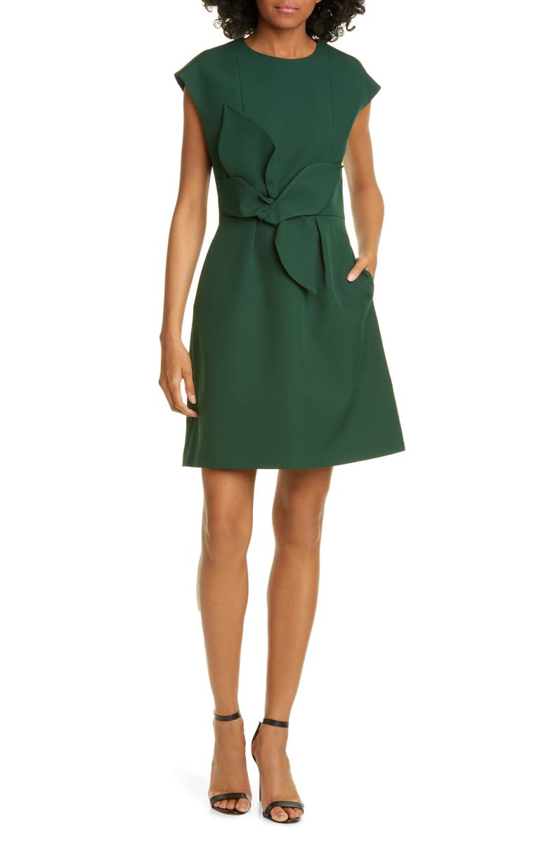 Ted Baker London Polly Structured Bow Minidress, Main, color,