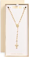 The M Jewelers Ball Chain Rosary Necklace