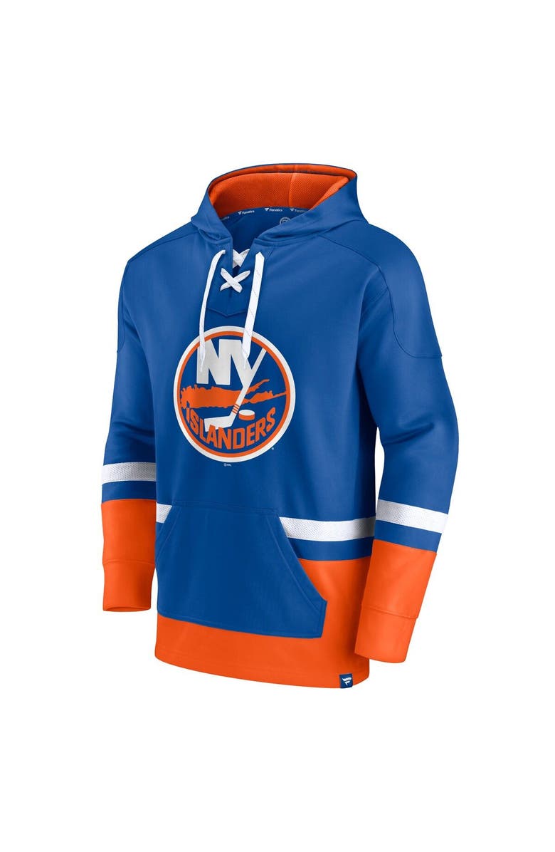 FANATICS Men's Fanatics Branded Royal New York Islanders Big & Tall First Battle Power Play Pullover Hoodie, Alternate, color,