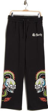 Ed Hardy Dragon Skulls Baggy Sweatpants