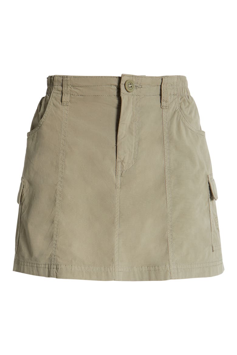 Cruisin Cargo Miniskirt, Alternate, color, SAGE