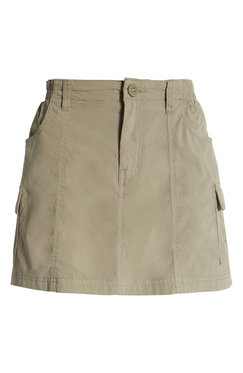 Rip Curl Cruisin Cargo Miniskirt, Alternate, color, Sage