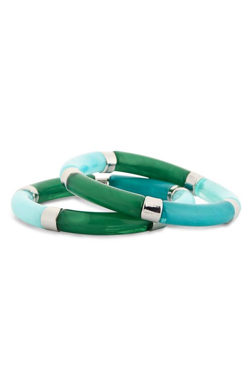 Nordstrom Rack 2-pack Resin Tube Stretch Bracelets