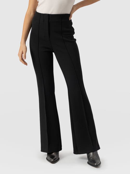 Saint + Sofia Freya Flared Pant In Black