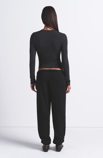 Stretch Jersey Long Sleeve T-Shirt