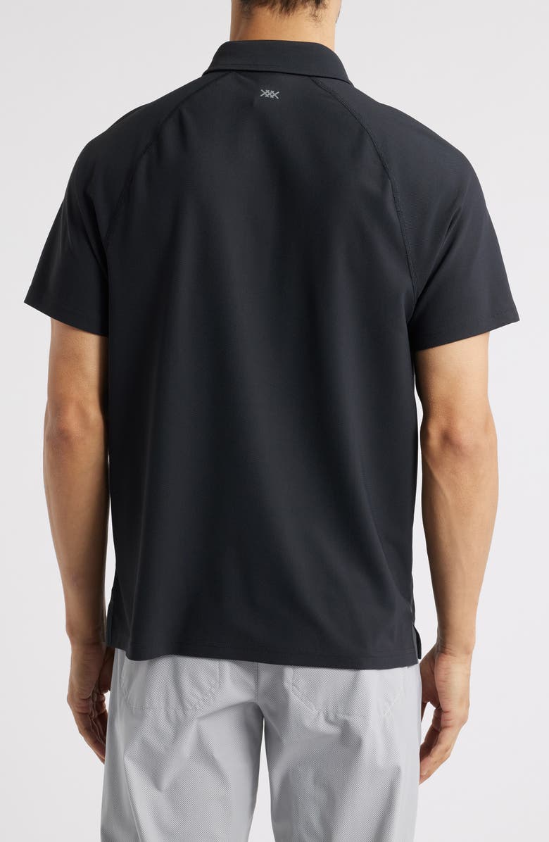 Rhone Regatta Piqué Performance Polo, Alternate, color, Black