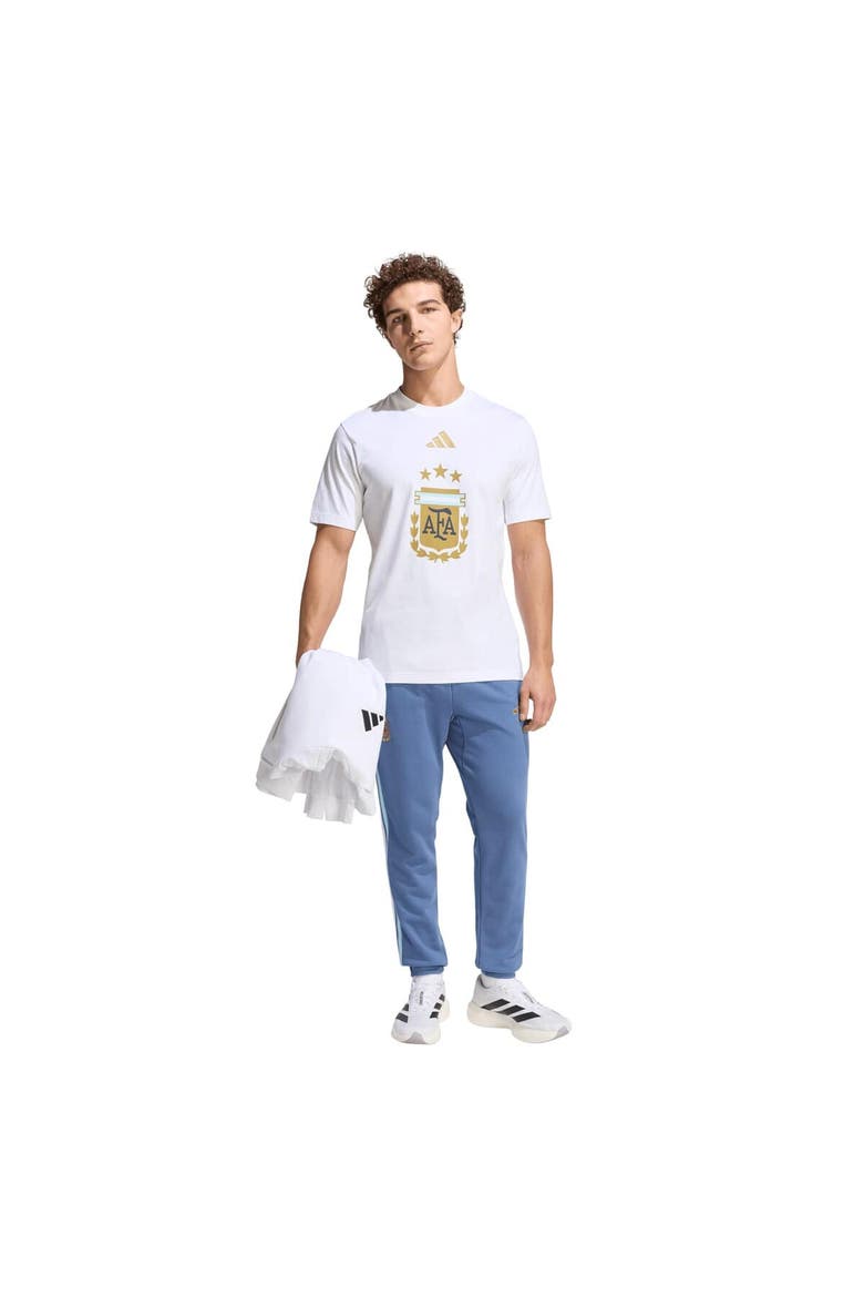 Men's adidas  White Argentina National Team FIFA x World Cup Alphaskin Graphic T-Shirt, Alternate, color, White